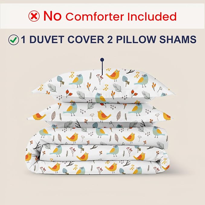 Kotton Culture 3 Pc Twin Size Duvet Cover Set- 100% Egyptian Cotton 600 TC - Image 2