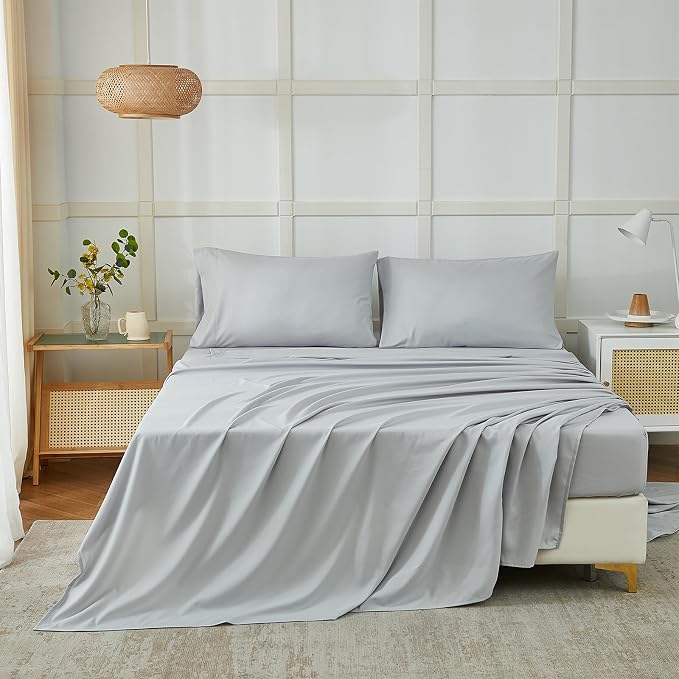 ILAVANDE Twin Sheets Set, Super Soft 1800 Series Microfiber Twin Bed Sheets Set - Image 2