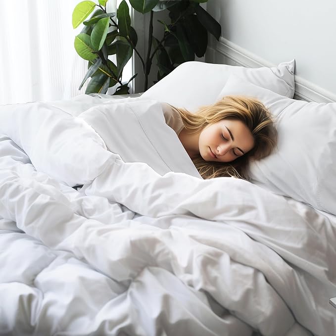 Bamboo Viscose Flat Sheets Only, 400 Thread Count Sateen Weave Cal King Size - Image 5