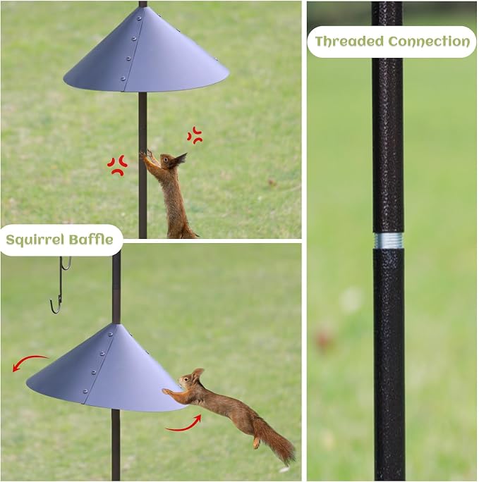Deluxe Bird Feeding Station Kit Bird Feeder Pole - Image 4