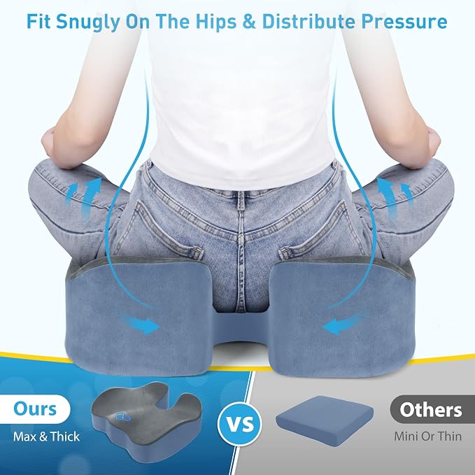 BlissTrends Seat Cushion, Thick Memory Foam Cushions - Image 4