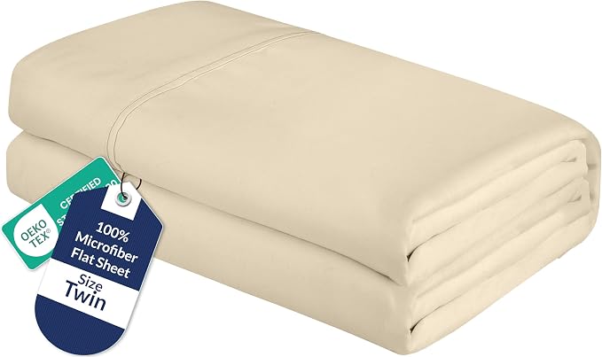 Royale Linens Twin Flat Sheet by ROYALELINENS