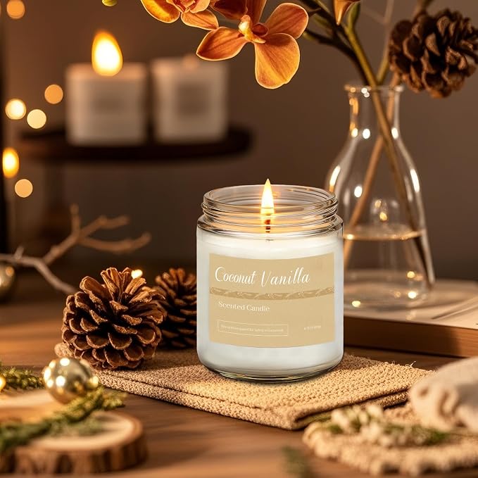 6 Pack Fall Candles for Home Scented, Fall Scented Candles for Women Gifts - Image 6