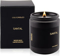 Lulu Candles | Santal | Wood Wick | Luxury Scented Soy Jar Candle | Hand Poured by LULUCANDLES