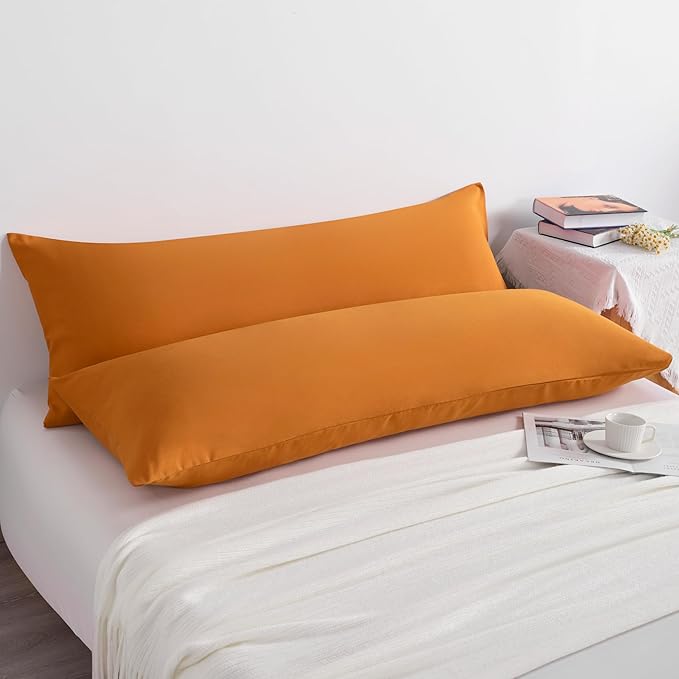 NTBAY Body Pillow Cases Set of 2, 2 Pack Brushed Microfiber 20x54 Pillow Cases - Image 5