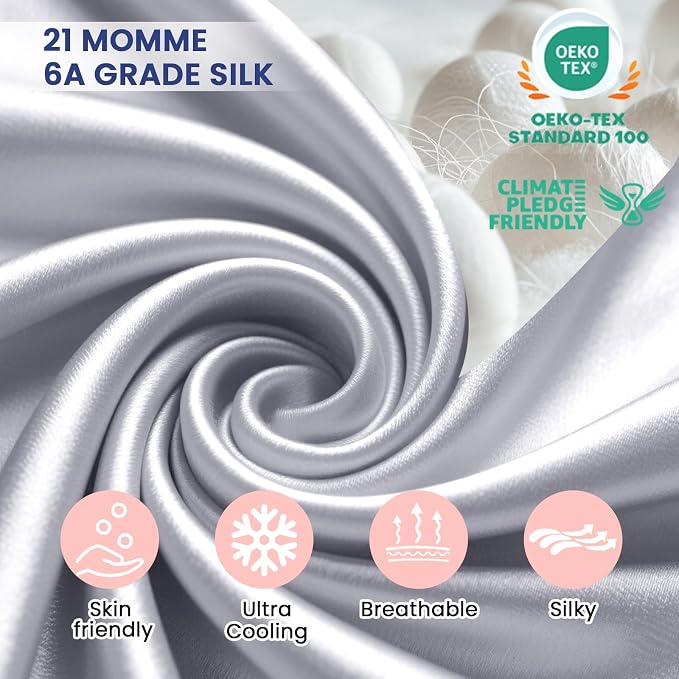 Silk Pillow Cases 2 Pack for Hair and Skin - Image 7