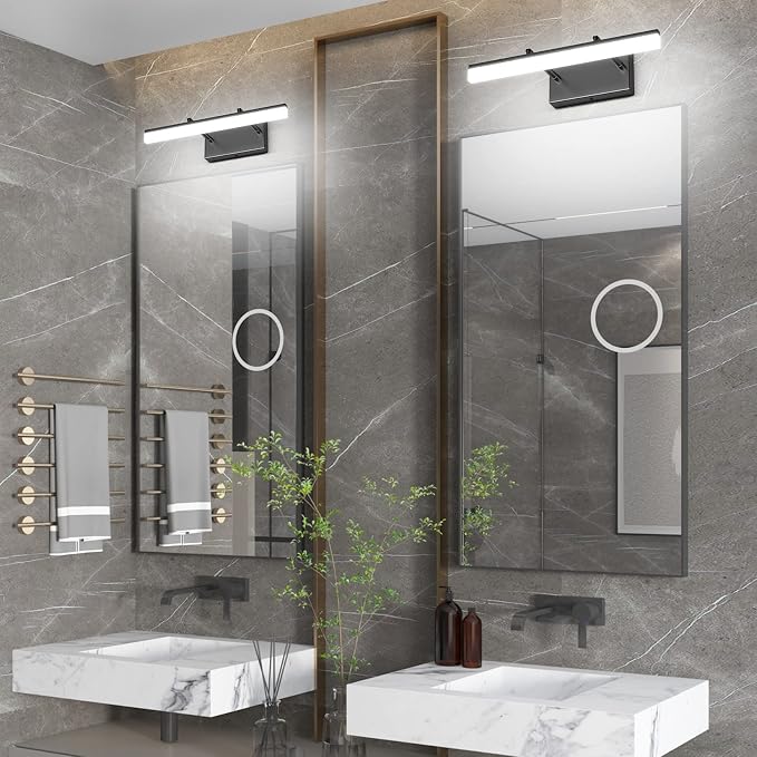 Aipsun 15.7 inch LED Vanity Lights Adjustable Bathroom Wall Light Fixtures - Image 5