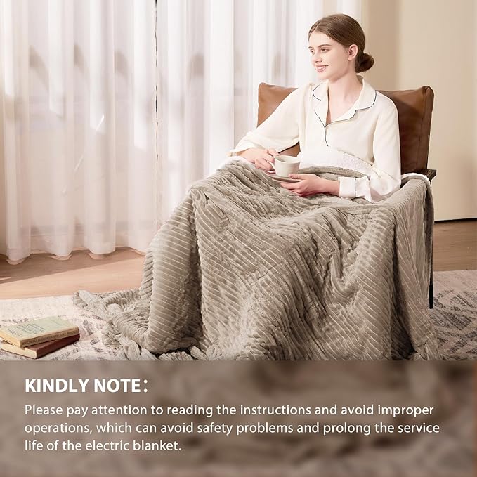 Homemate Heated Blanket Electric Throw - Image 6