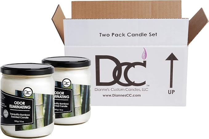 Bamboo Two Pack Odor Eliminating Highly Fragranced Candles - Image 3