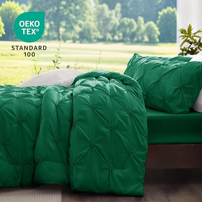 BEDELITE Forest Green King Size Comforter Set - Image 3