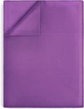 Lirex Purple Flat Sheet Twin, Ultra Soft & Breathable Brushed 1800 Microfiber by Lirex