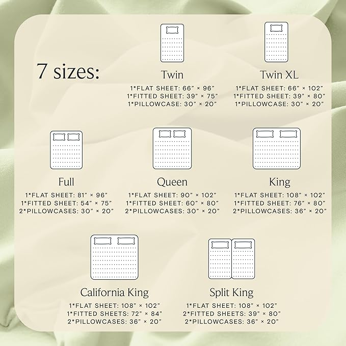 LuxClub 3 PC Twin XL Sheet Set, Deep Pockets Wrinkle Free Cooling Bed Sheets - Image 4