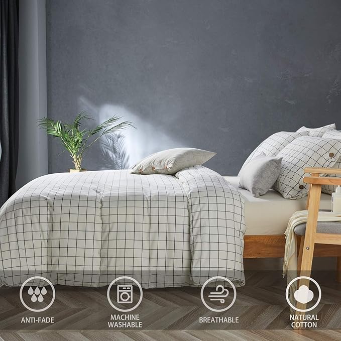 JELLYMONI Cotton Duvet Cover King Size - Image 3