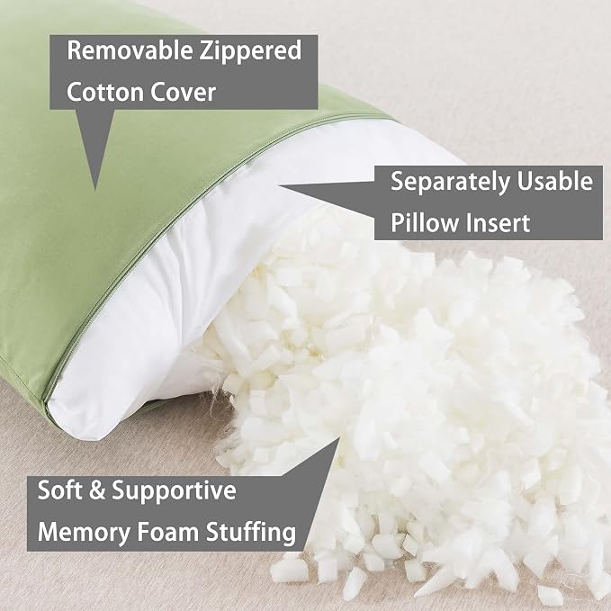 WhatsBedding Memory Foam Body Pillow - Image 2