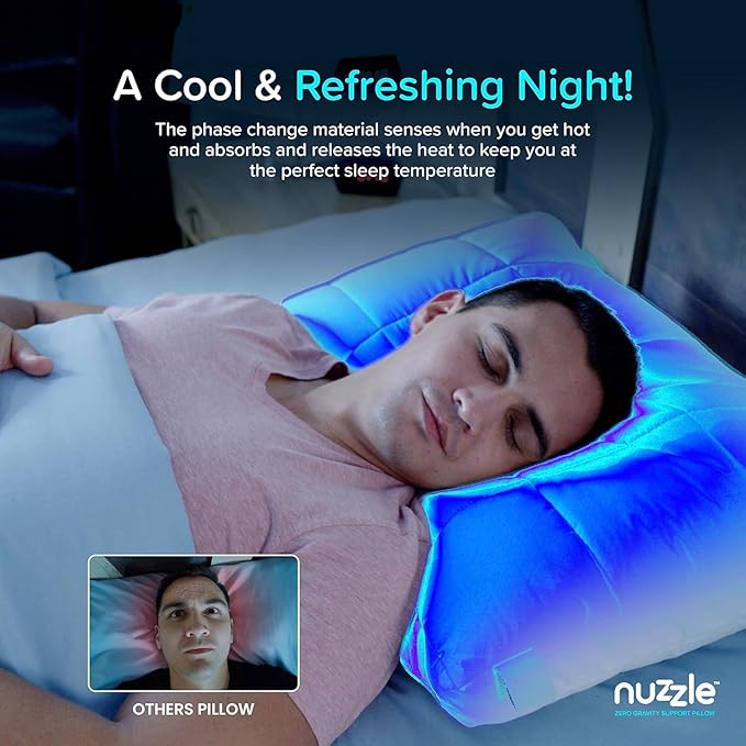 Nuzzle Cooling Adjustable Pillow Queen Size - Image 2