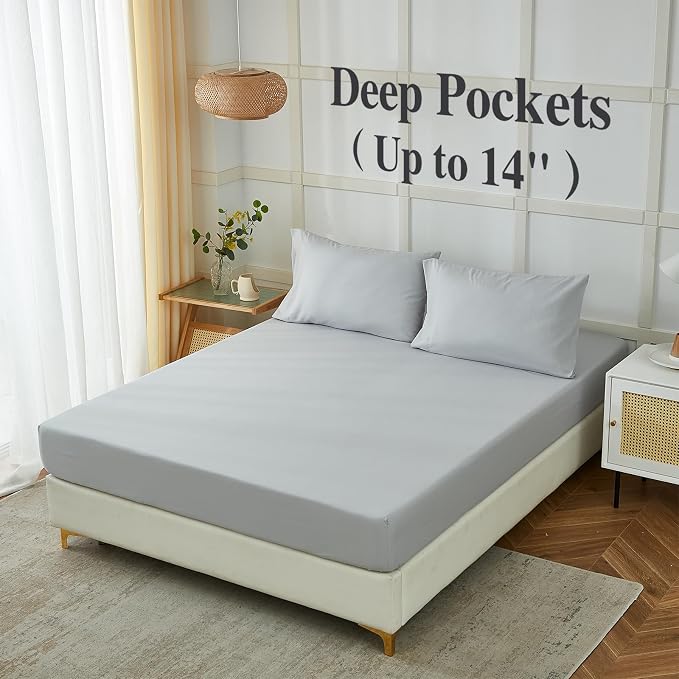 ILAVANDE Twin Sheets Set, Super Soft 1800 Series Microfiber Twin Bed Sheets Set - Image 3