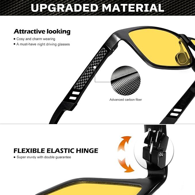 ANYLUV Blue Light Blocking Glasses Men Computer Gaming Glasses Lightweight - Image 3