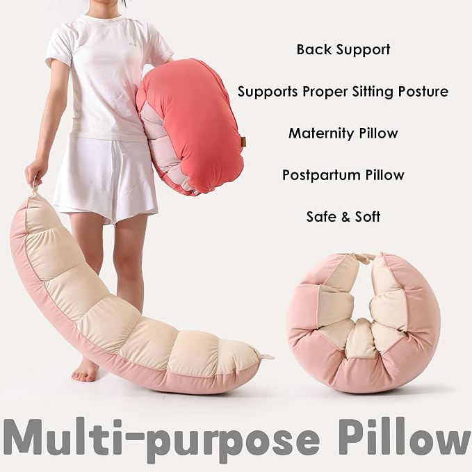Peallow – Long Round Body Pillow - Image 7