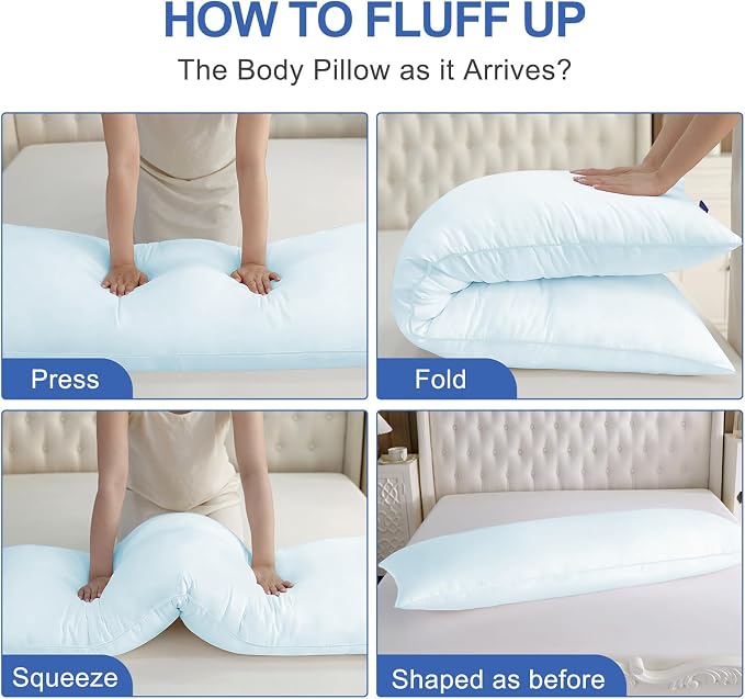 YZ HOME Memory Foam Body Pillow Insert - Image 5