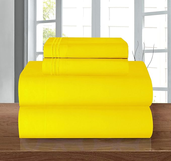 Elegant Comfort Luxury 1500 Premium Hotel Quality Microfiber 4-Piece Sheet Set by ELEGANTCOMFORT