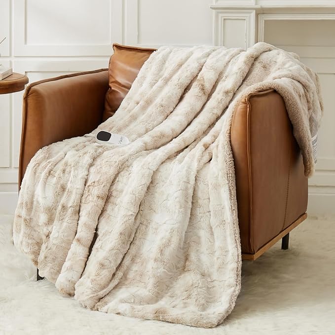 Homemate Heated Blanket Electric Throw by Homemate