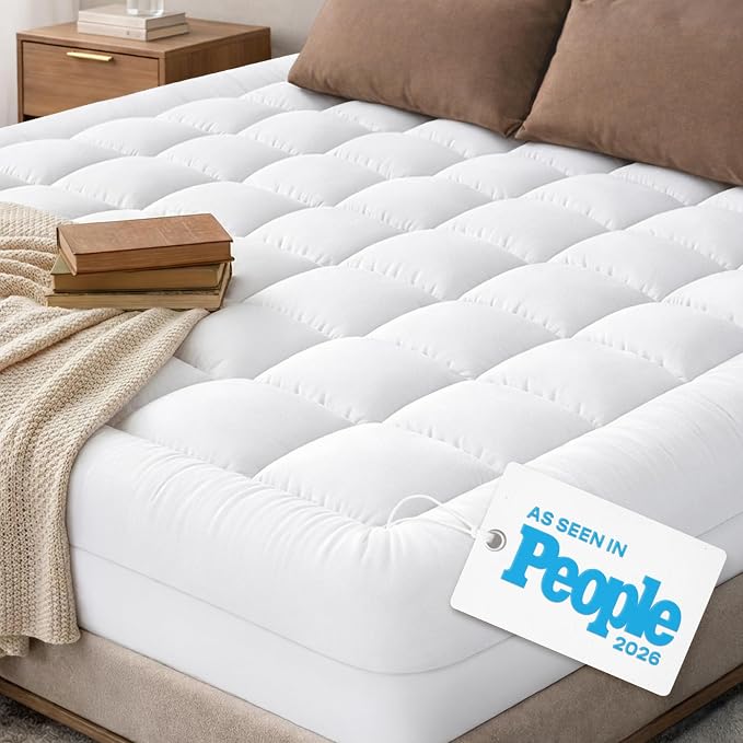 Cloud-Like Queen Mattress Topper by NiagaraSleepSolution