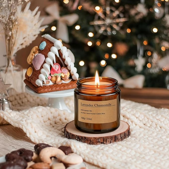 6-Pack Scented Candles for Home, 3.5 Oz Soy Wax Candles Gift Set - Image 7