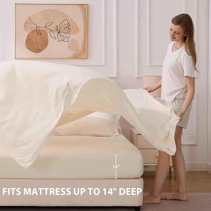 Queen Comforter Set Beige - Image 6