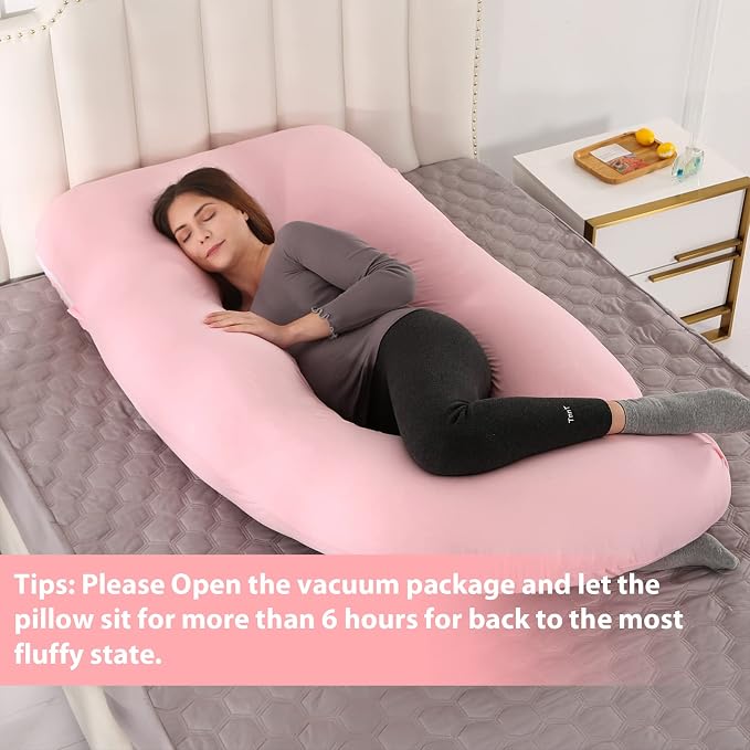 Victostar Pregnancy Pillow, 57 inches U Shaped Maternity Pillow - Image 5