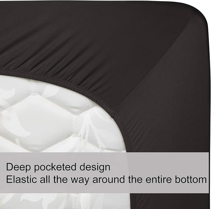 Soft Stretch Twin Fitted Sheet Only - Image 5