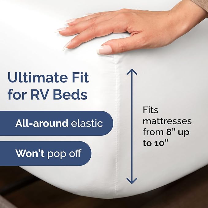 Short Queen Size 4 Piece Sheet Set - Image 3