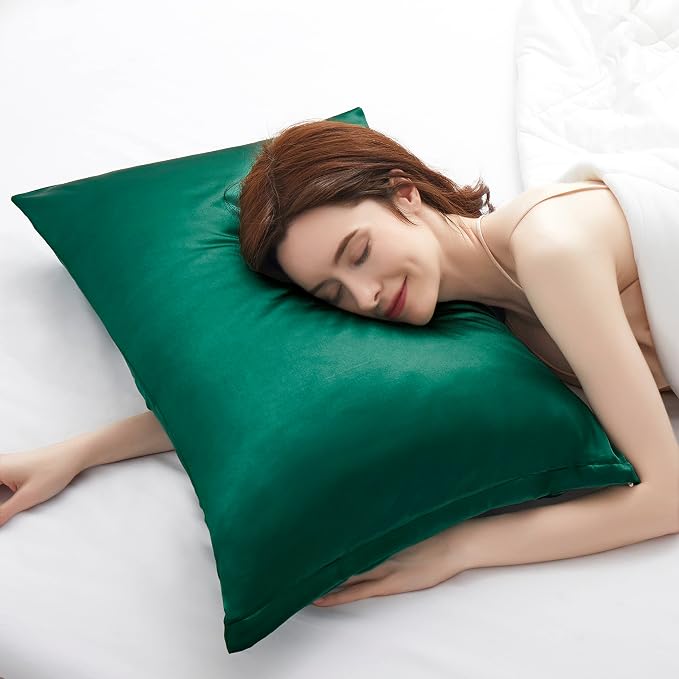 Satin Pillowcases with Zipper （20x26）, Standard Size Pillowcases Set of 2 - Image 5