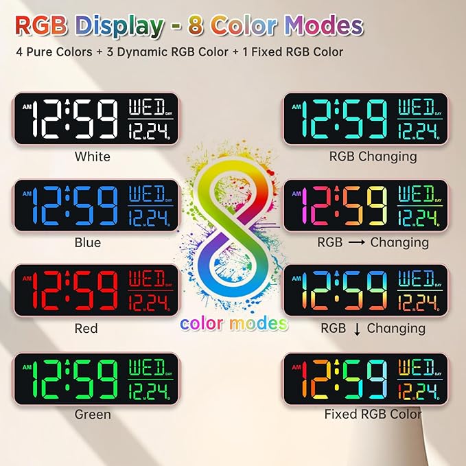 Peakeep Kids Digital Alarm Clock - Image 3