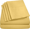 Queen Sheets Yellow by SweetHomeCollection