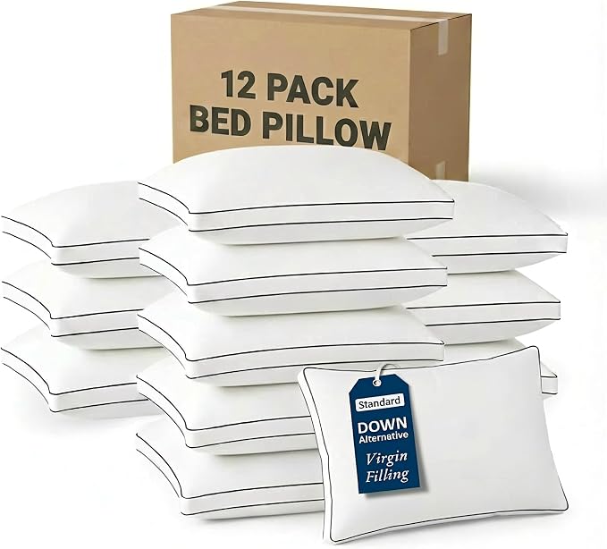 LANE LINEN Pillows Standard Size Set of 12 by LaneLinen