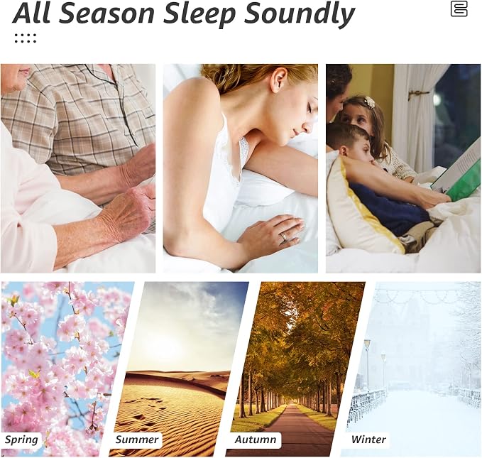 HYLEORY All Season Twin Size Bed Comforter - Image 6