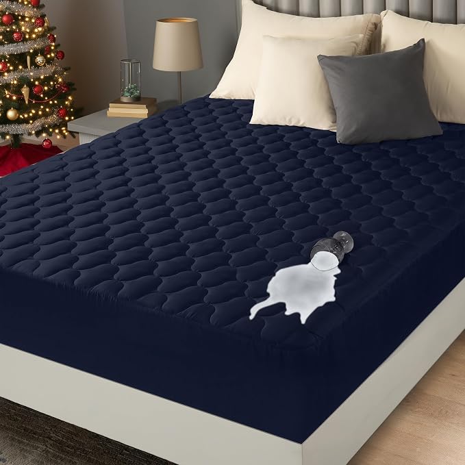 Utopia Bedding Waterproof Mattress Protector, Queen Mattress Pad, Noiseless by UTOPIABEDDING