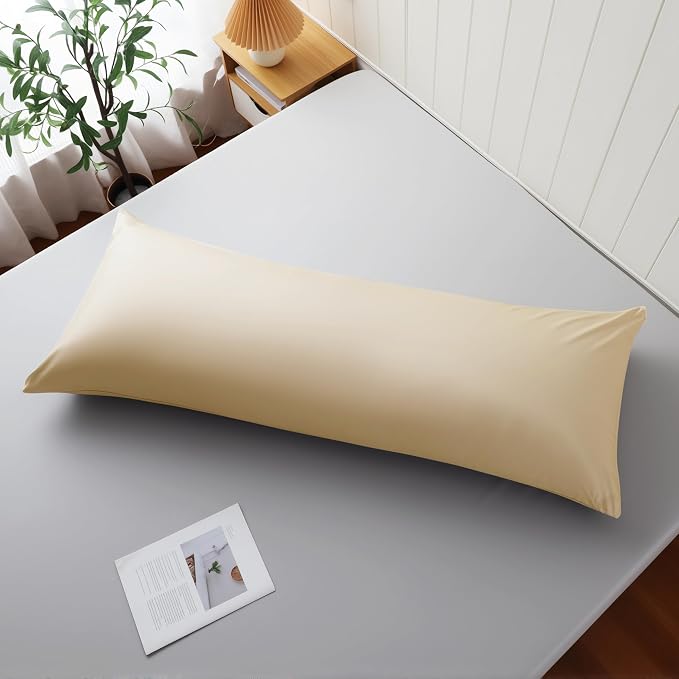 Body Cooling Pillow Case, Viscose Derived from Bamboo Long Pillow Protectors - Image 7