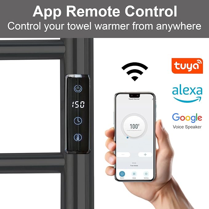 Electric Towel Rack with Voice Control - Image 2
