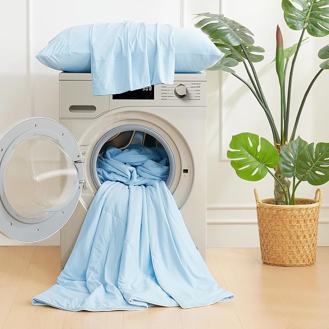Cozy Bliss Cooling Comforter King Size, Cooling Blankets - Image 9