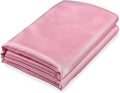 Homiest Pink Satin Queen Size Luxury Flat Sheet, Ultra Soft Silky Bedding by Homiest