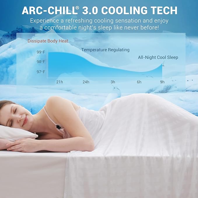 Elegear Revolutionary Cooling Throw Blanket, Absorbs Heat to Keep Body Cool - Image 2