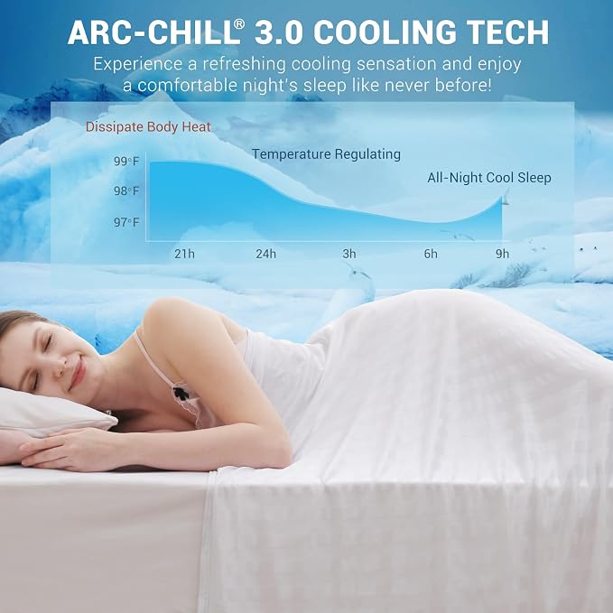 Elegear Revolutionary Cooling Blanket King, Absorbs Heat to Keep Body Cool - Image 2