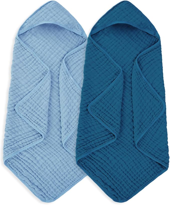 MIGIOL Muslin Baby Towels 100% Cotton ，Super Soft Muslin Baby Bath Towel by Unknown