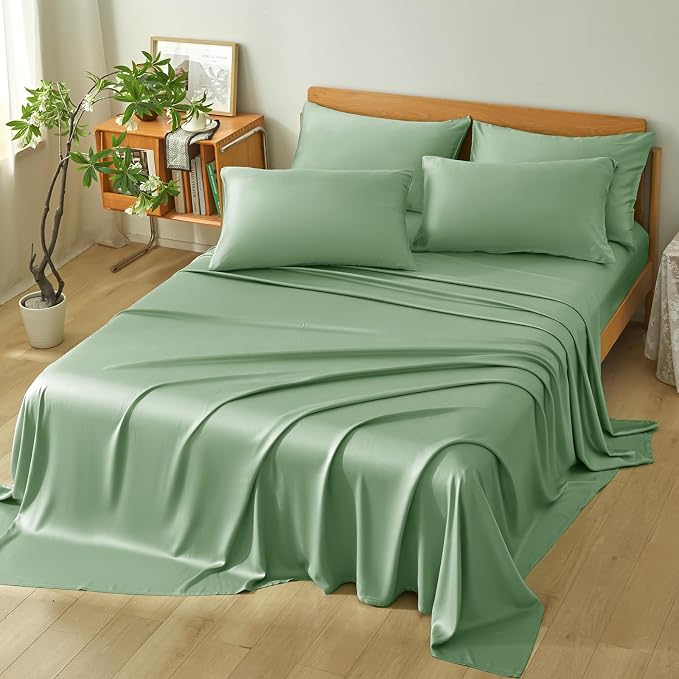 Homiest Cooling Pillow Cases Queen Size Set of 2, 100% Rayon Derived from - Image 6