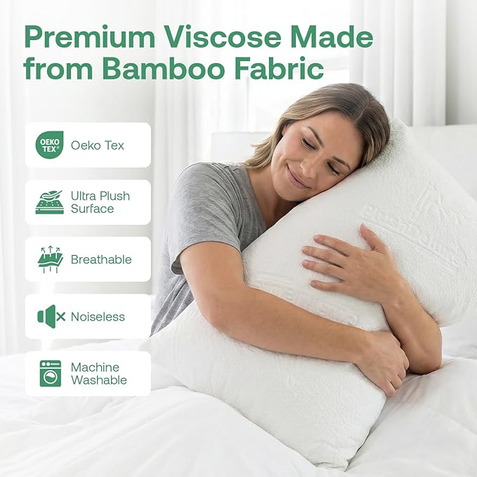Premium King 20''x38'' Waterproof Pillow Protector Covers - Image 5