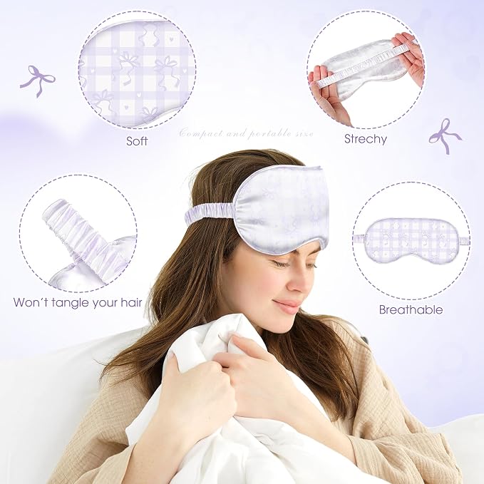 Honeydak 12 Pcs Silk Sleep Masks - Image 5
