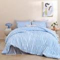 weigelia Cinched Comforter Set Full – Soft Ruched Bedding Set, Apartment & Dorm by WEIGELIA