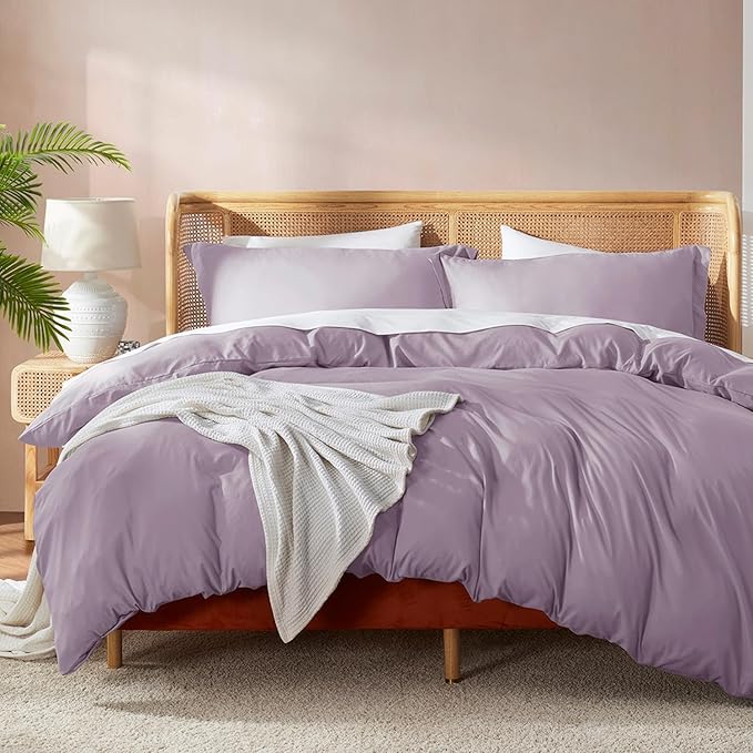 Nestl Dusty Purple Duvet Cover Full Size by Nestl