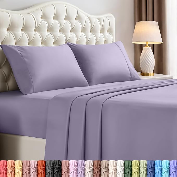 Utopia Bedding Queen Size Sheet Set – 4 Piece Bed Sheets, Soft and Breathable by UTOPIABEDDING